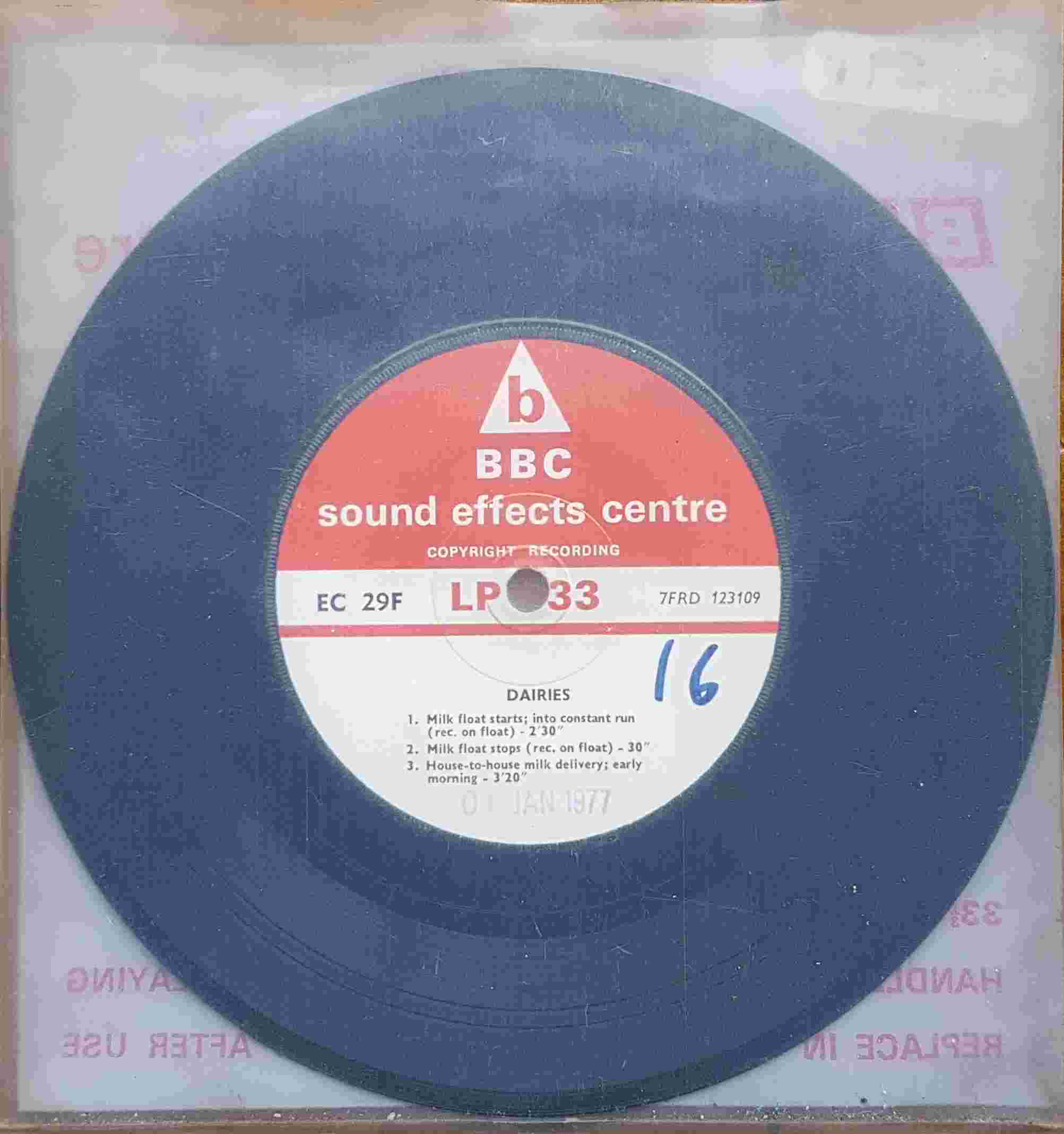 Picture of EC 29F Dairies by artist Not registered from the BBC records and Tapes library